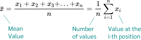 Calculate Mean value